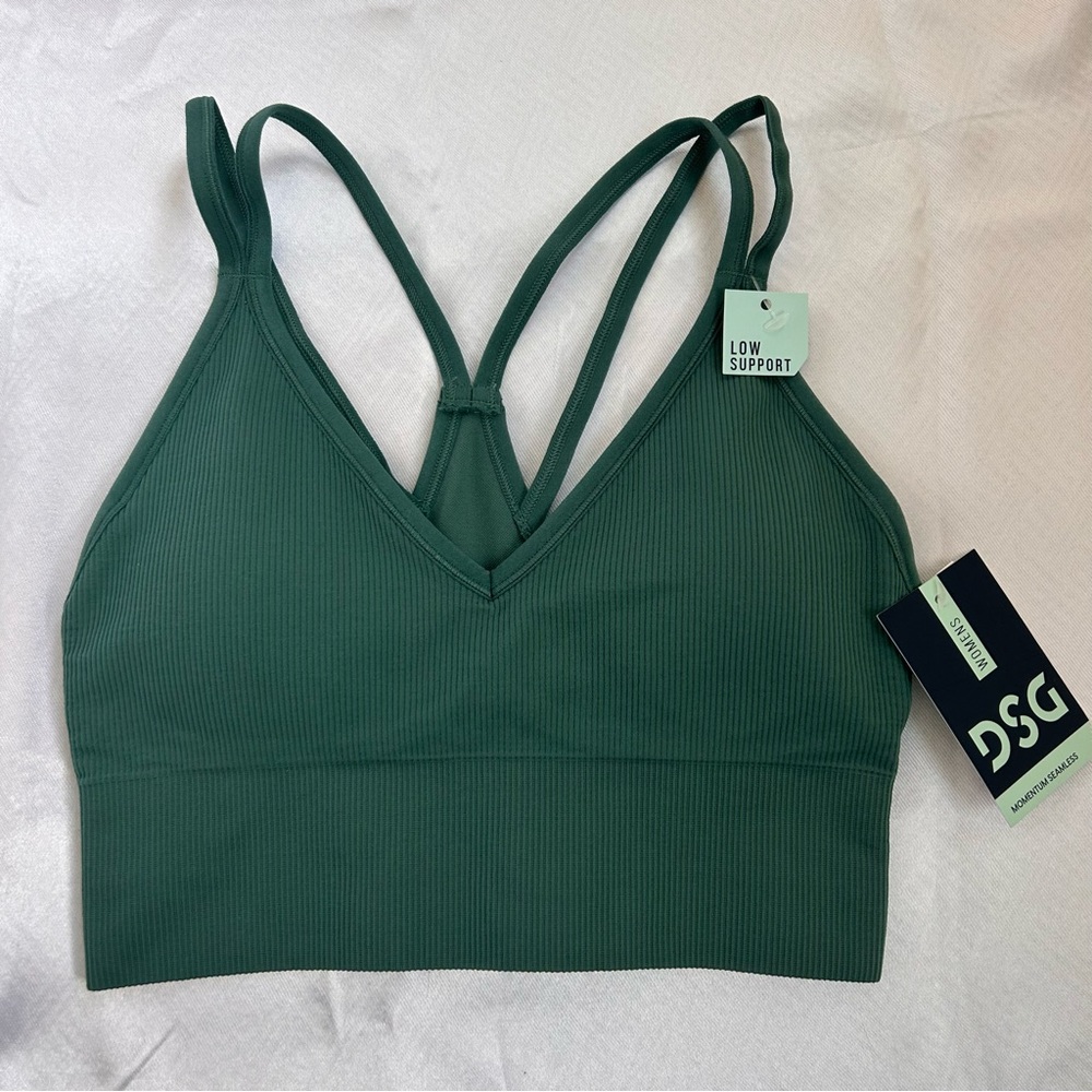 Green Sports Bra